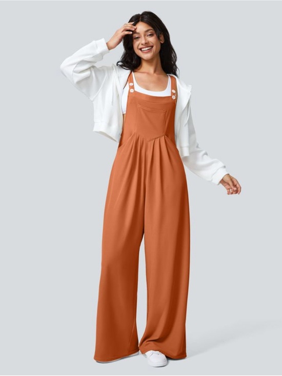HALARA Pants - Pockets Waffle Casual Overalls NWT